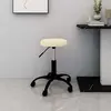Image de vidaXL Chaise de bureau pivotante crème velours