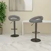 Image de vidaXL Tabouret de bar - Gris clair