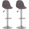 Image de VidaXL Tabourets de bar - Taupe