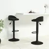 Image de vidaXL Tabouret de Bar Lot de 2 - Noir Velours