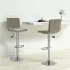Image de VidaXL Tabourets - Gris Velours