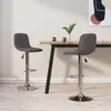 Image de vidaXL Tabourets - Taupe Lot de 2