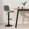 Image de vidaXL Tabouret Velours Gris Clair