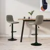 Image de vidaXL Tabourets - Gris clair