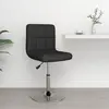 Image de VidaXL Tabouret Similicuir Noir