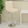 Image de vidaXL Tabouret de bar - Crème Similicuir