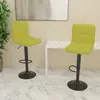 Image de vidaXL Tabourets Tissu Vert