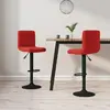 Image de vidaXL Tabourets de bar - Velours Bordeaux