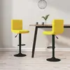 Image de VidaXL Tabourets de bar - Jaune moutarde