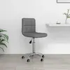 Image de VIDAXL Chaise de bureau pivotante - Gris clair