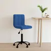 Image de VIDAXL Chaise pivotante de bureau - Velours bleu