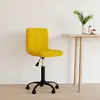 Image de Vidaxl Chaise pivotante de bureau - Jaune moutarde