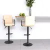 Image de Vidaxl Tabourets de bar - Crème