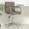 Image de vidaXL Chaise pivotante Taupe