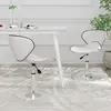Image de VidaXL 2 Chaises pivotantes Blanches Similicuir