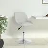 Image de vidaXL Chaise Blanc en Similicuir
