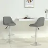 Image de vidaXL Tabouret de bar - Gris