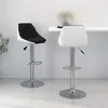 Image de Tabourets vidaXL (lot de 2) - Noir et blanc