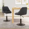 Image de VidaXL Pivotantes Lot de 2 - Gris foncé