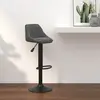 Image de VidaXL Tabouret de bar Velours gris