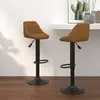 Image de vidaXL Tabourets de Bar Velours Marron