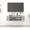 Image de vidaXL Meuble TV Suspendu Gris