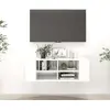 Image de vidaXL Meuble TV mural Blanc