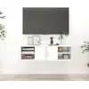 Image de VIDAXL Étagère murale blanc 102x30x29 cm