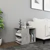 Image de vidaXL Table d'appoint gris béton