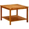 Image de vidaXL Table basse - Bois d'acacia solide