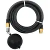 Image de vidaXL Tuyau d'Aspiration avec Raccords Laiton 3 m Noir