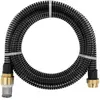 Image de vidaXL Tuyau d'Aspiration avec Raccords Laiton 7 m Noir