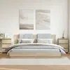 Image de vidaXL Tables de chevet 2 pcs - Chêne sonoma 40x35x62,5 cm