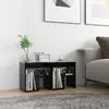 Image de vidaXL Tables de chevet 2 pcs noir