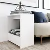 Image de VidaXL Table d'Appoint Blanc