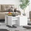 Image de VIDAXL Tables Basses Blanc