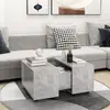 Image de vidaXL Table basse gris béton - 60x60x38 cm
