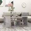 Image de vidaXL Table basse - Gris Béton