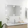 Image de vidaXL Miroir LED sans cadre 100x60 cm