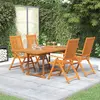 Image de vidaXL Ensemble à manger de jardin 5 pcs