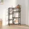 Image de vidaXL Étagère à livres 80x30x120 cm acier