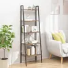 Image de vidaXL Étagère sur pied 5 niveaux Marron foncé