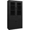 Image de VIDAXL Armoire de bureau 90x40x180 cm - Noir