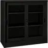 Image de vidaXL Armoire à portes coulissantes - Noir