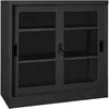 Image de vidaXL Armoire à portes coulissantes - Anthracite
