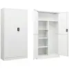 Image de vidaXL Armoire à casiers - Blanc