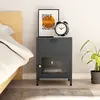 Image de vidaXL Table de chevet - Anthracite