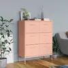 Image de VidaXL Armoire à Tiroirs Rose 80x35x101,5 cm