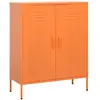 Image de vidaXL Armoire de rangement Orange - Acier