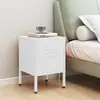 Image de vidaXL Table de chevet - Blanc